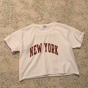 brandy melville  new york cropped top